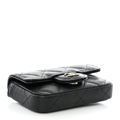 Chanel Caviar Quilted Mini Chain Belt Bag Black 4 of 12