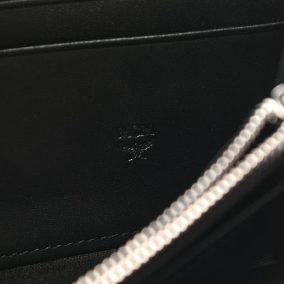 MCM Monogram Coated Canvas Zip Around Wallet Purple 6 of 6