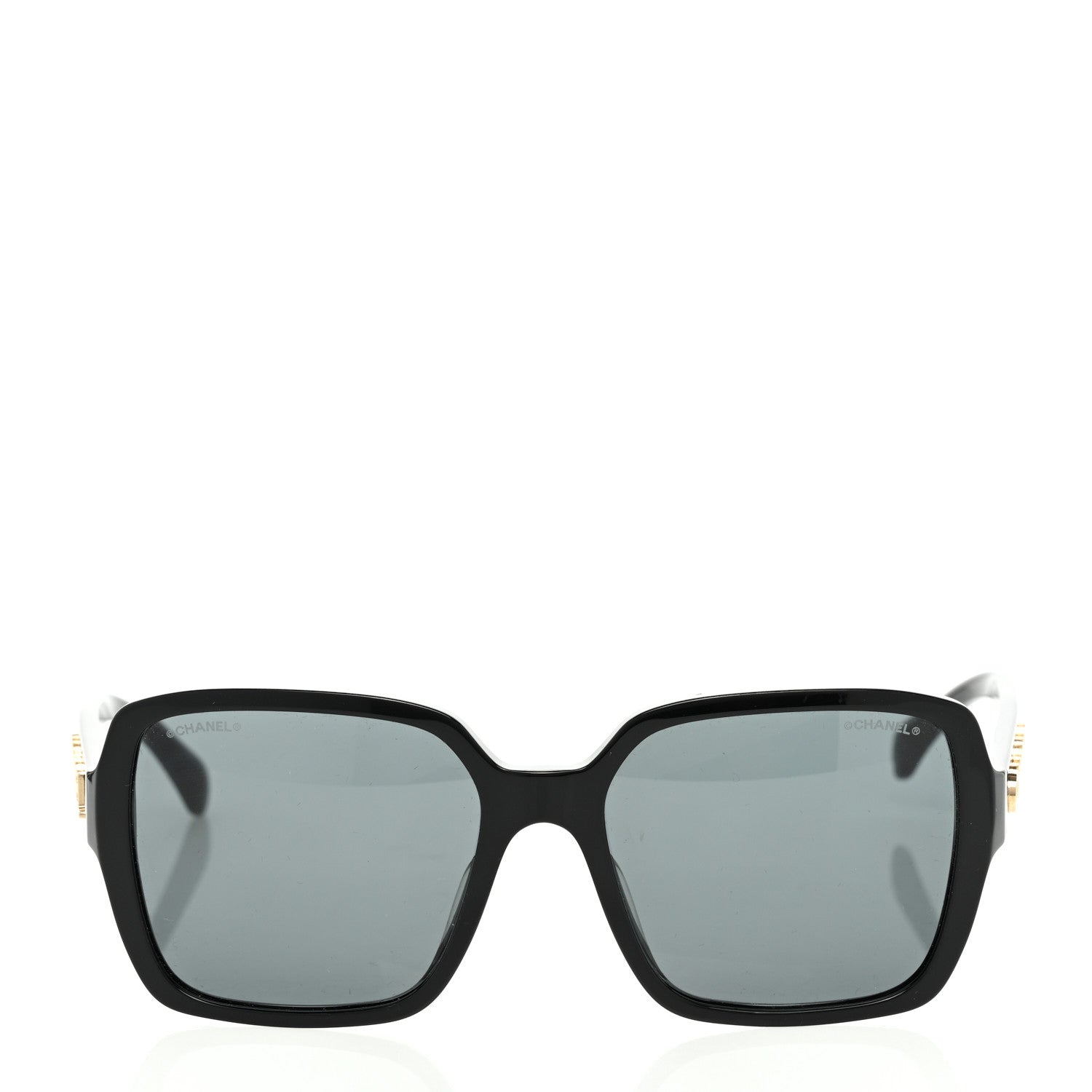 Chanel Acetate Square Sunglasses 5408-A Black 2 of 8