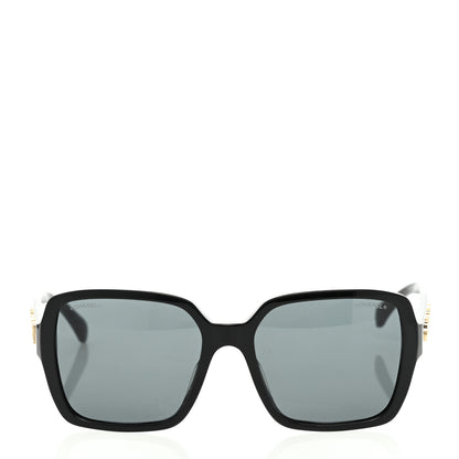 Chanel Acetate Square Sunglasses 5408-A Black 2 of 8