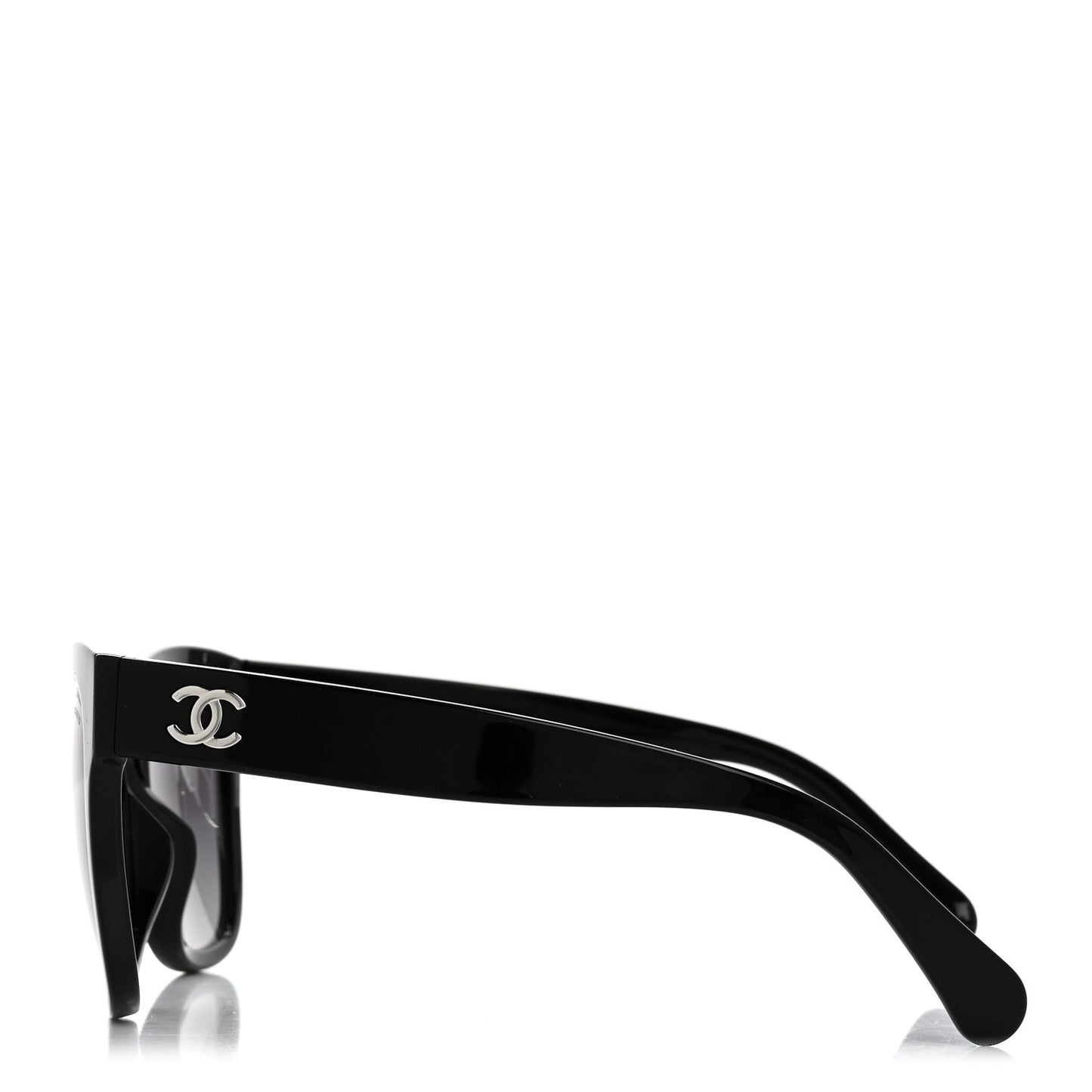 Acetate Polarized Square CC Sunglasses 5380-A Black