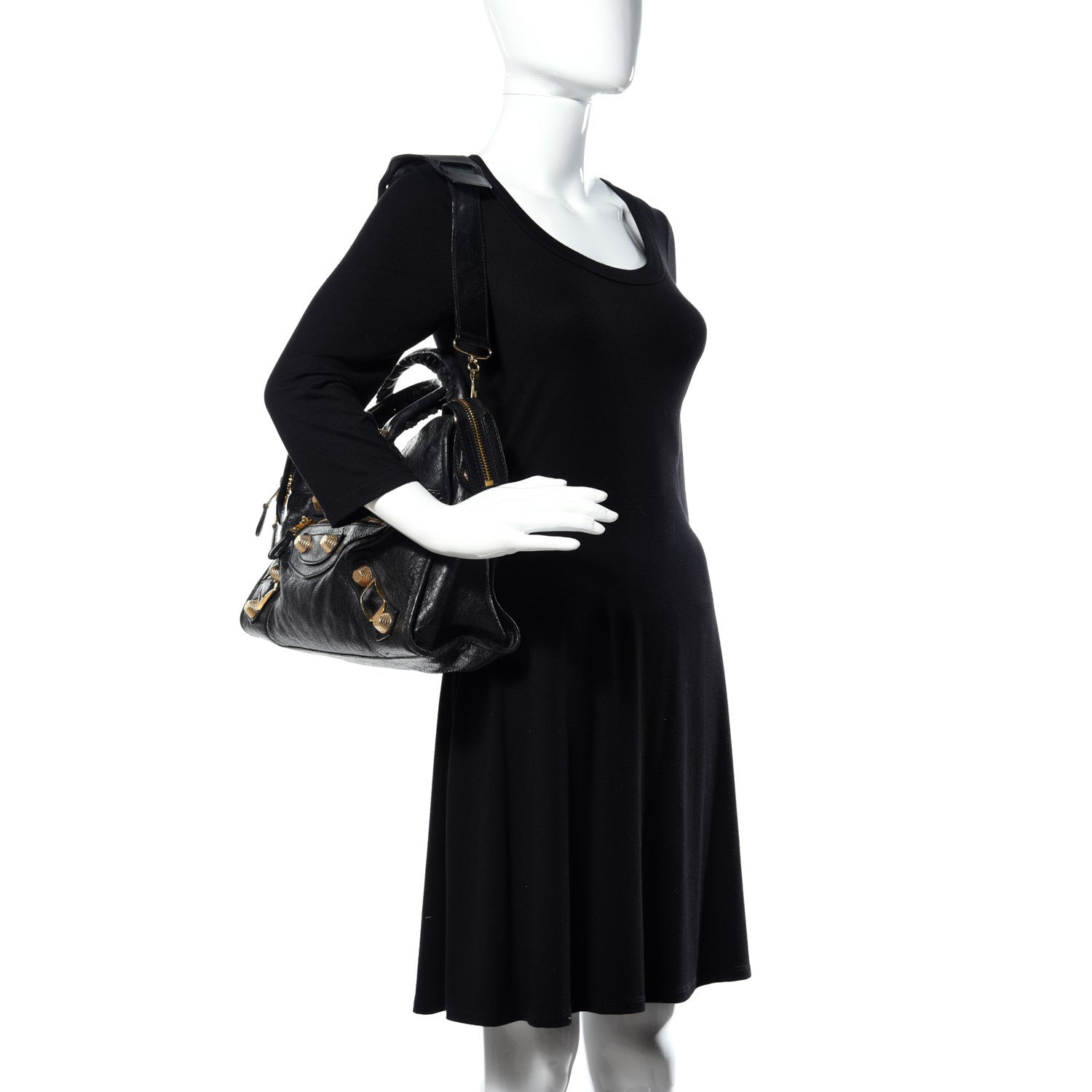 Balenciaga Agneau Giant 21 Gold Hardware City Black 2 of 10