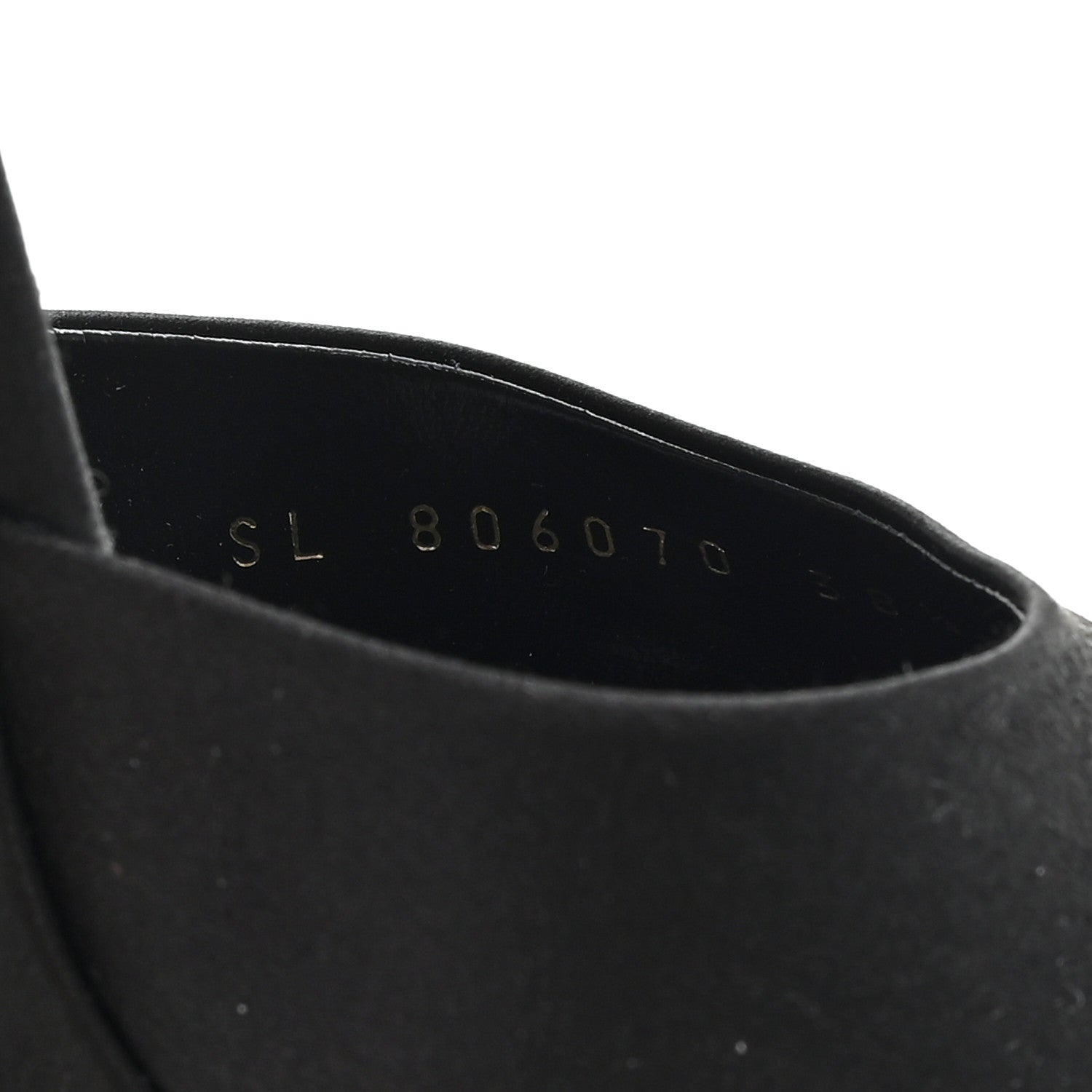 Saint Laurent Crepe Satin Liberat Platform Sandals 38.5 Black 8 of 8