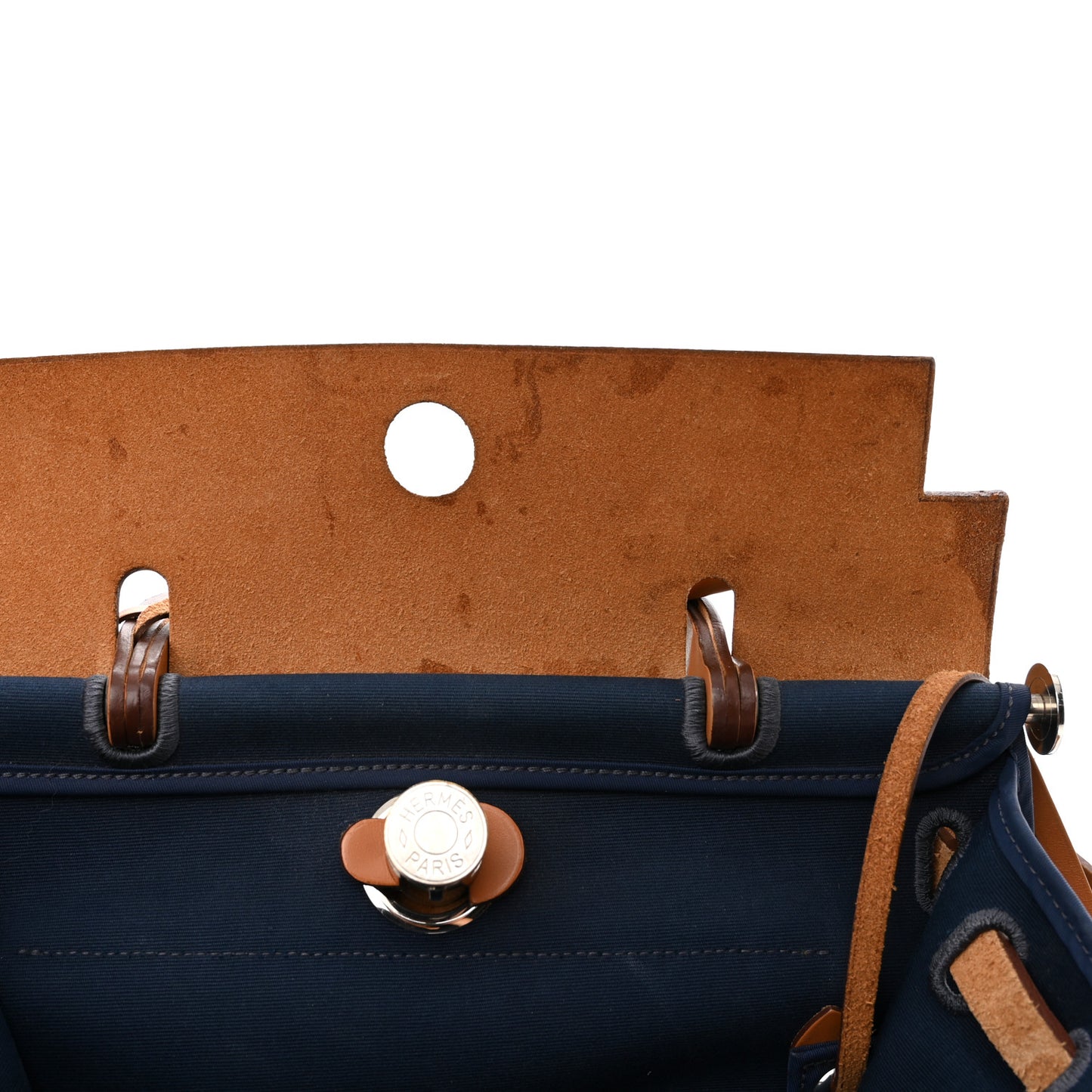 Vache Hunter Toile Herbag Zip 31 PM Bleu De Malte Natural