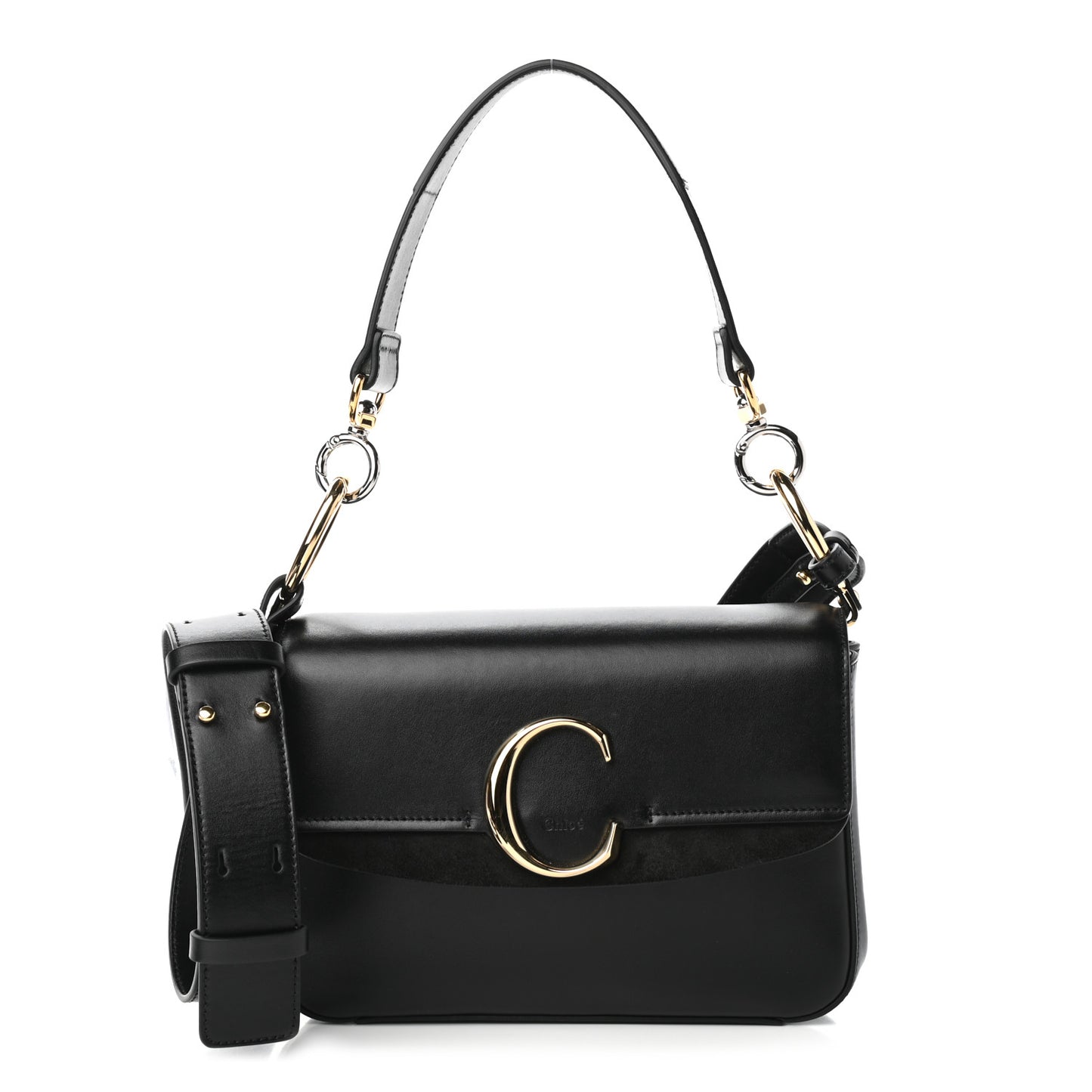 Calfskin Small C Double Carry Black
