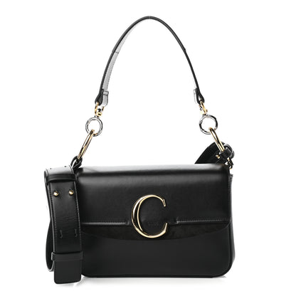 Chloe Calfskin Small C Double Carry Black 1 of 9