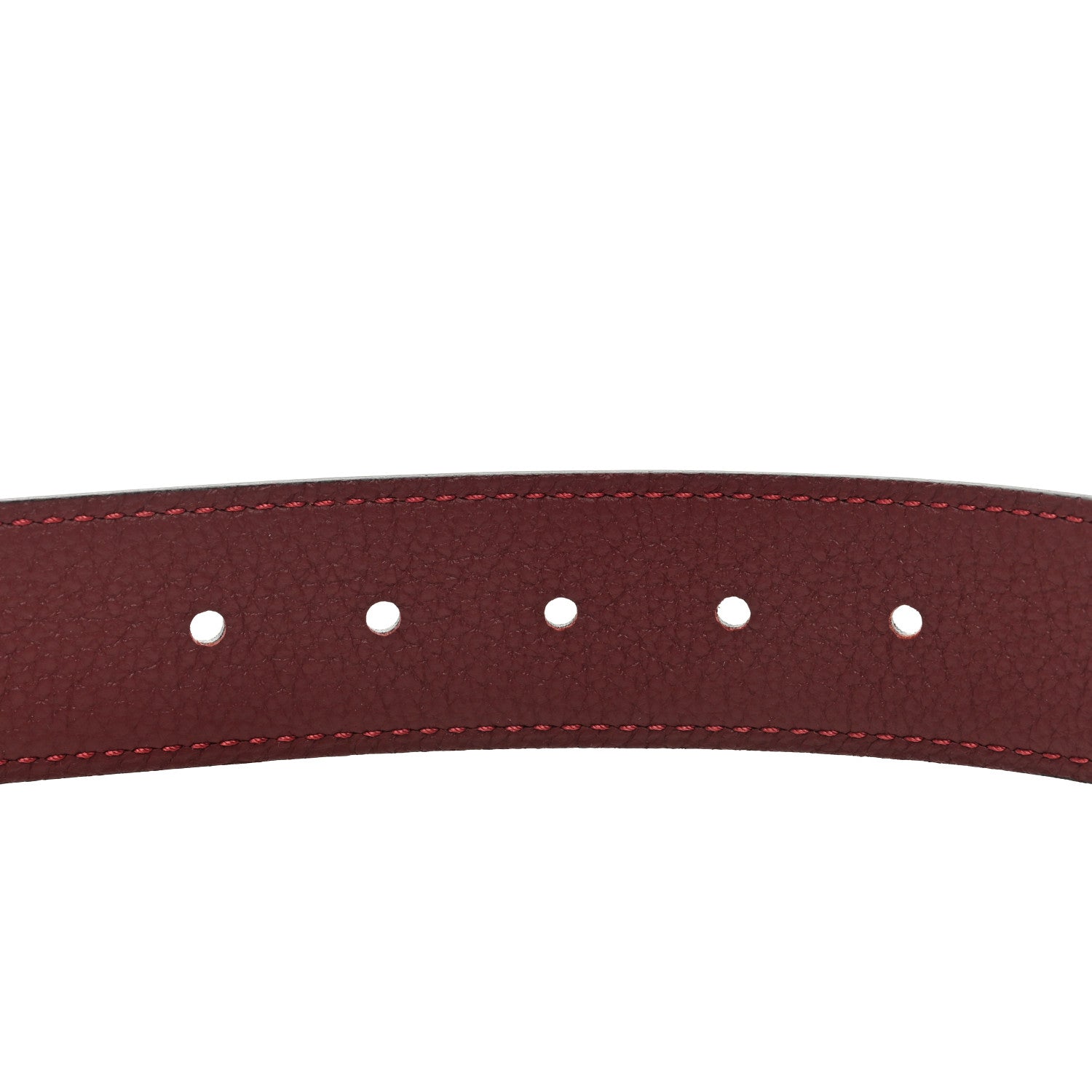 Hermes Box Togo 32mm Cape Cod Belt 100 40 Brown Rouge H 4 of 4
