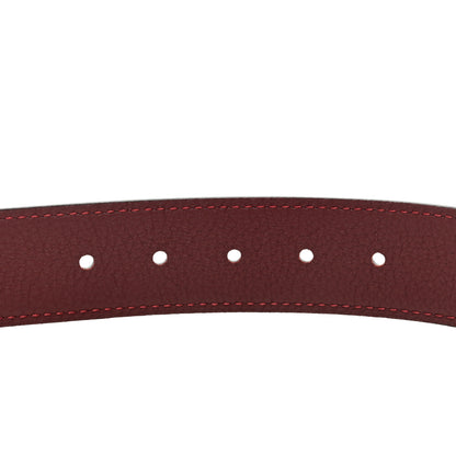 Hermes Box Togo 32mm Cape Cod Belt 100 40 Brown Rouge H 4 of 4