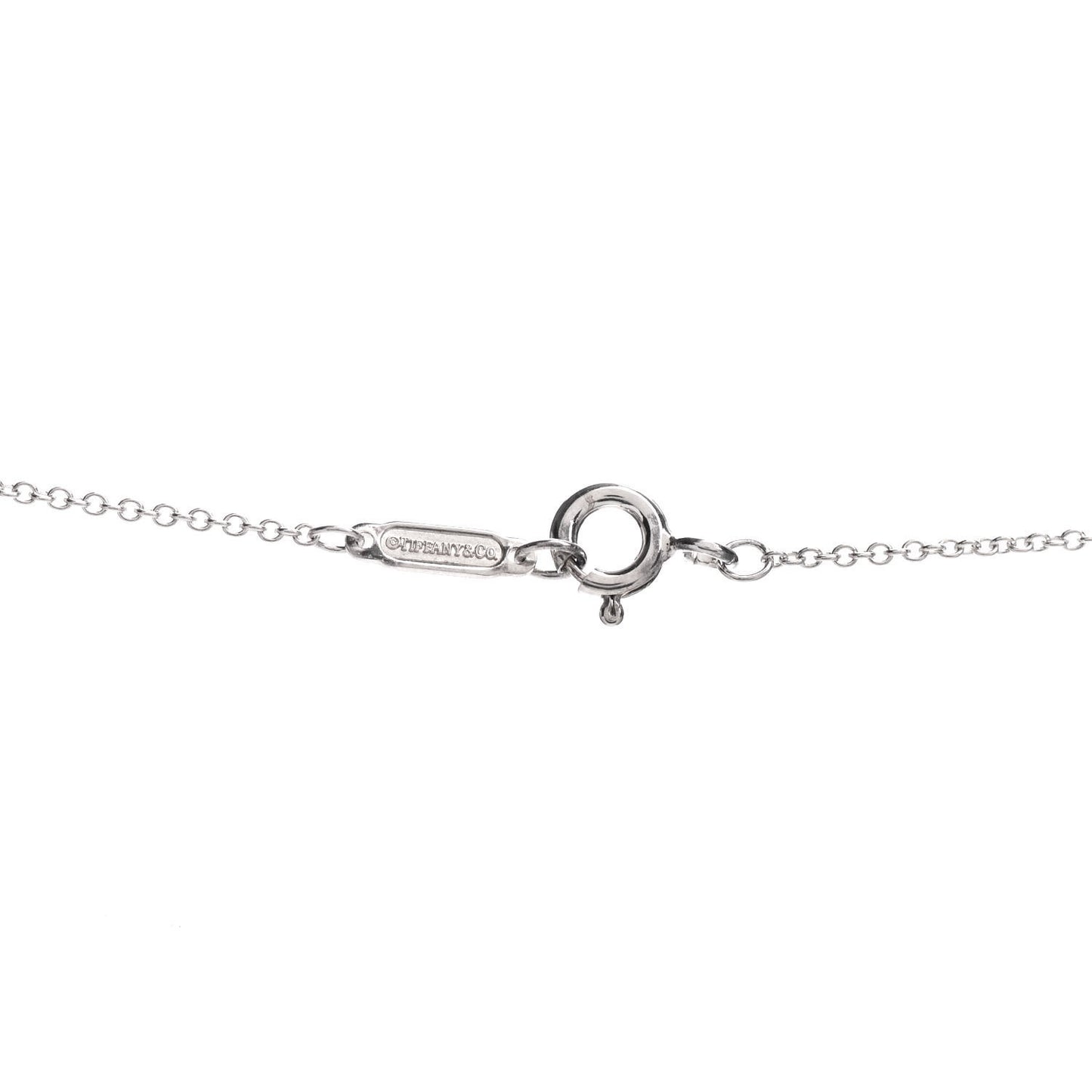 Sterling Silver Diamond Heart Key Pendant Necklace