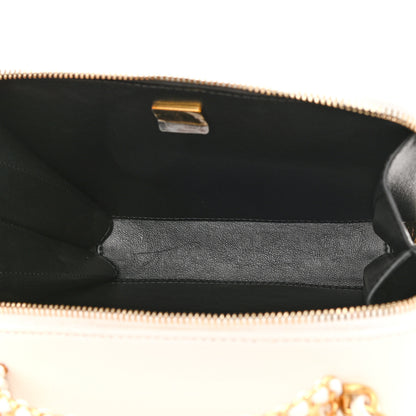 Chanel Caviar Quilted Small Pick Me Up Vanity Case White 5 of 11