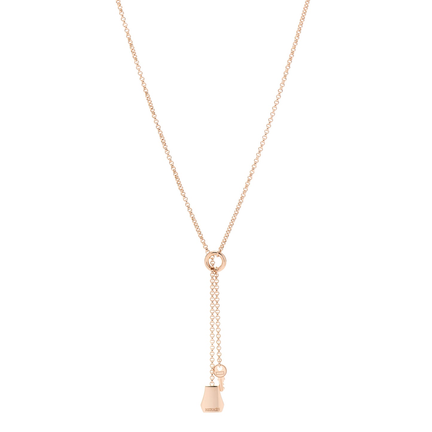 18K Rose Gold PM Kelly Clochette Necklace