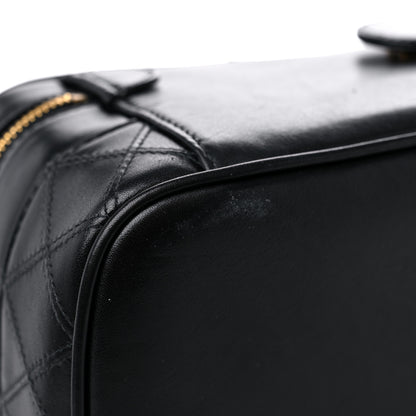 Chanel Lambskin Vanity Cosmetic Case Black 11 of 14