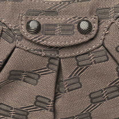 Balenciaga Jacquard Canvas BB Monogram Le Cagole Shoulder Bag XS Beige Brown 9 of 13