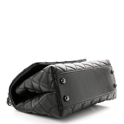 Chanel Caviar Quilted Mini Coco Handle Flap So Black 4 of 12