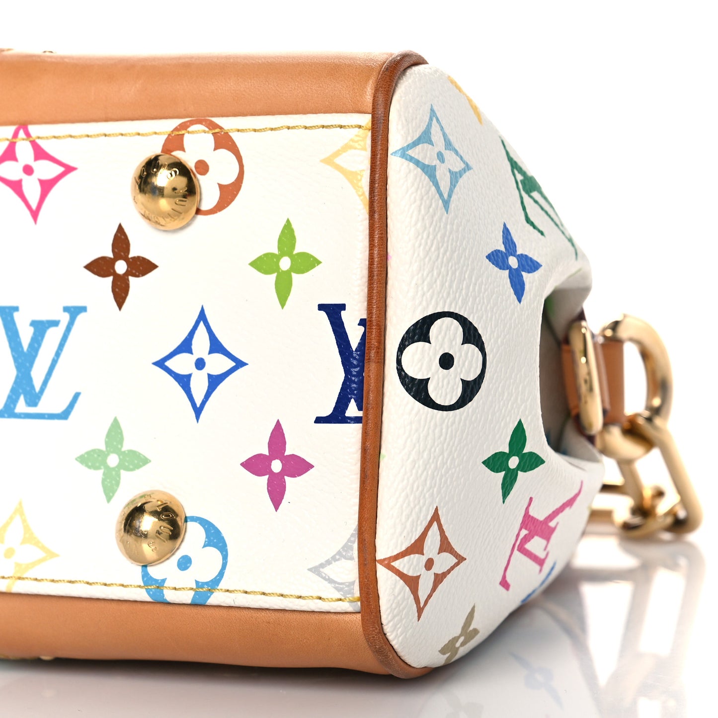 Monogram Multicolor Beverly MM White