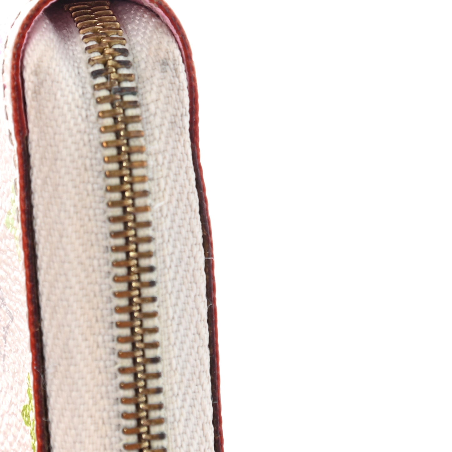 Monogram Multicolor Zippy Coin Purse Wallet White Litchi