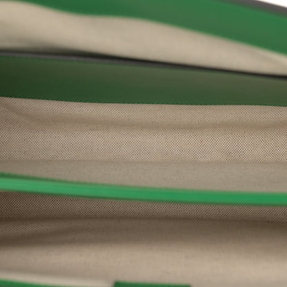 Gucci Calfskin GG Matelasse Large Slim Chain Shoulder Bag Spring Green Natural 5 of 10