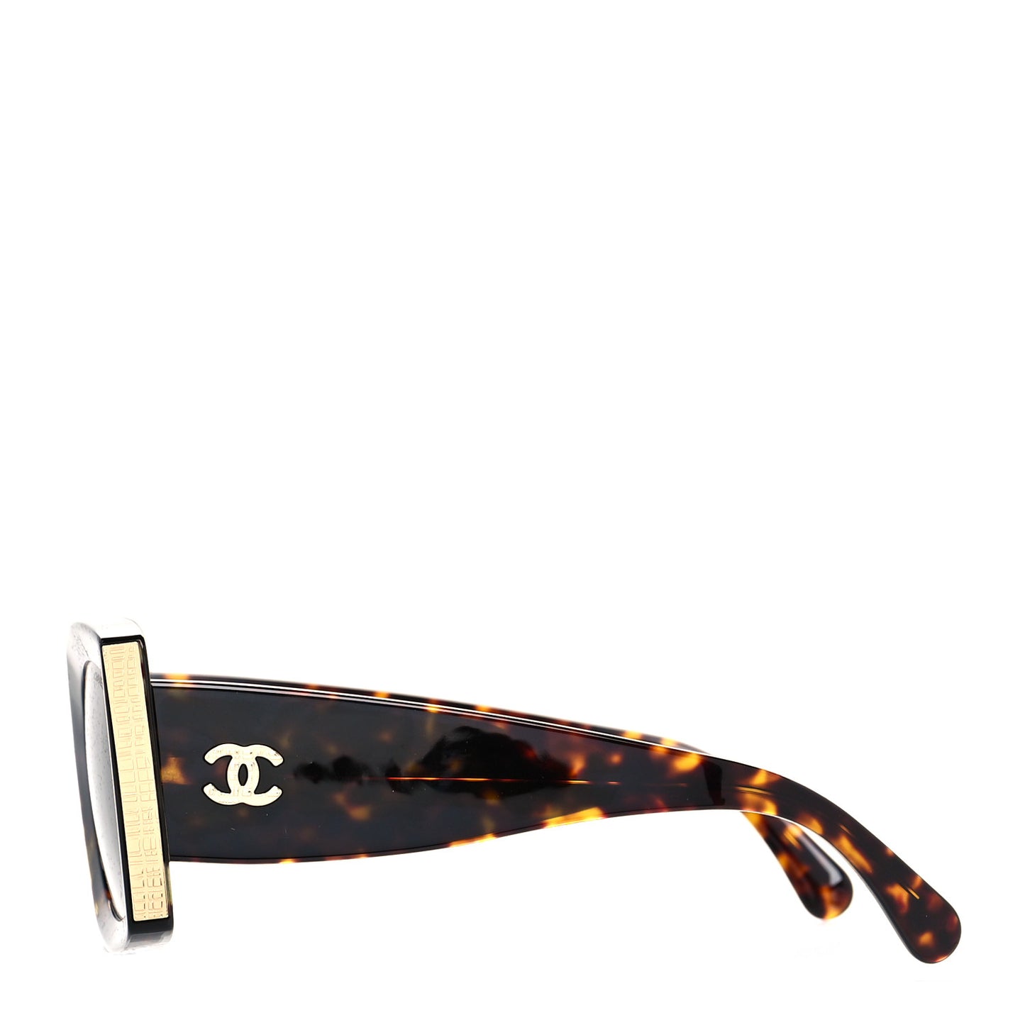 Acetate Rectangle Sunglasses 5435 Tortoise