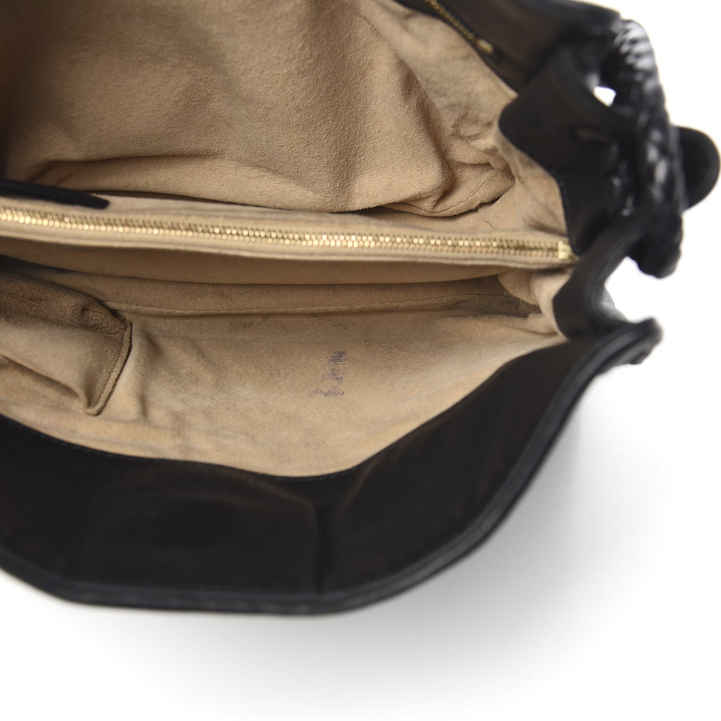 Nappa Intrecciato Shoulder Bag Black