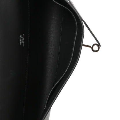 Hermes Swift Kelly Cut Clutch Pochette Black 5 of 8