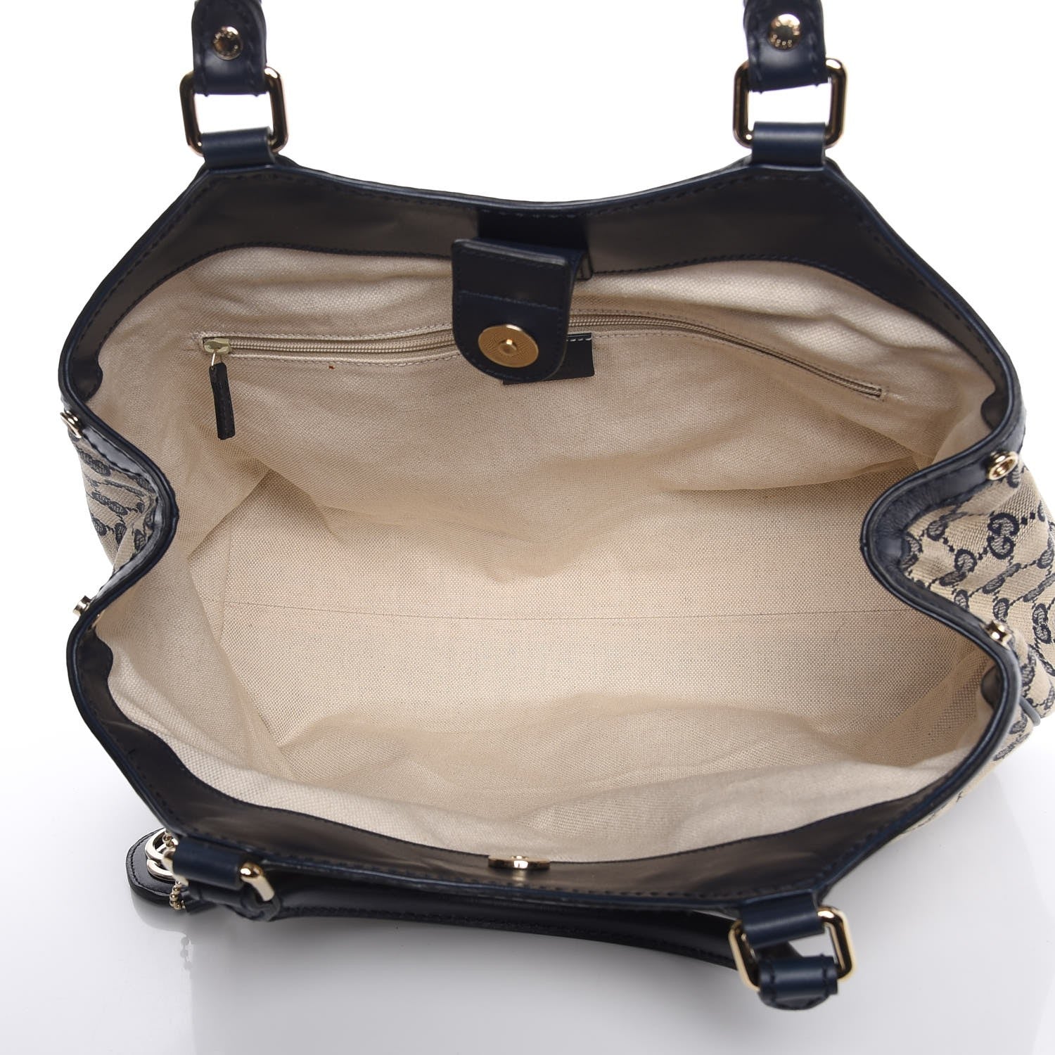 Gucci Monogram Medium Sukey Tote Navy 5 of 8
