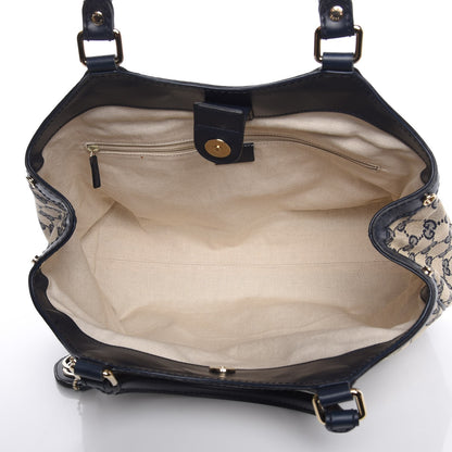 Gucci Monogram Medium Sukey Tote Navy 5 of 8