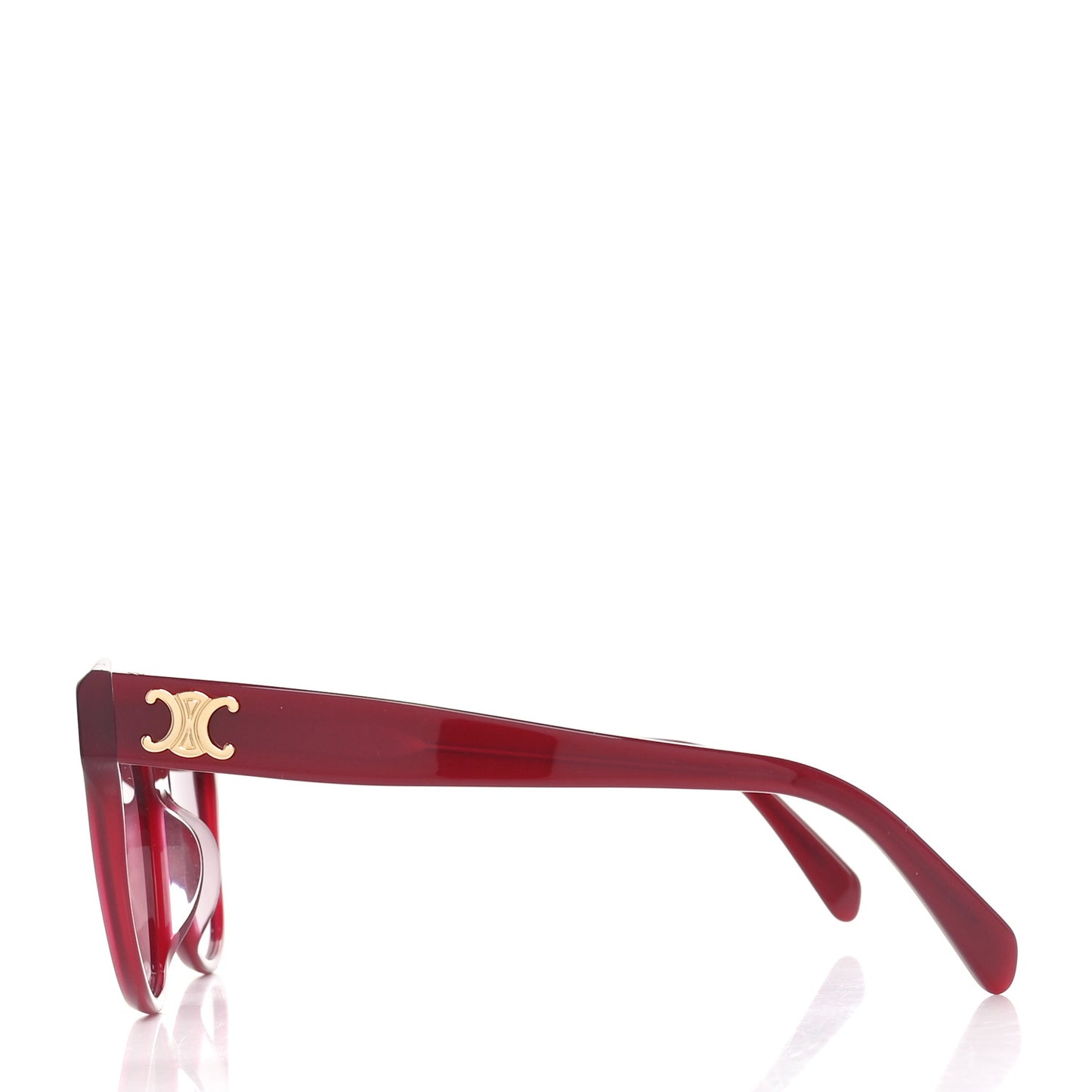 Acetate Sunglasses CL40204F Burgundy