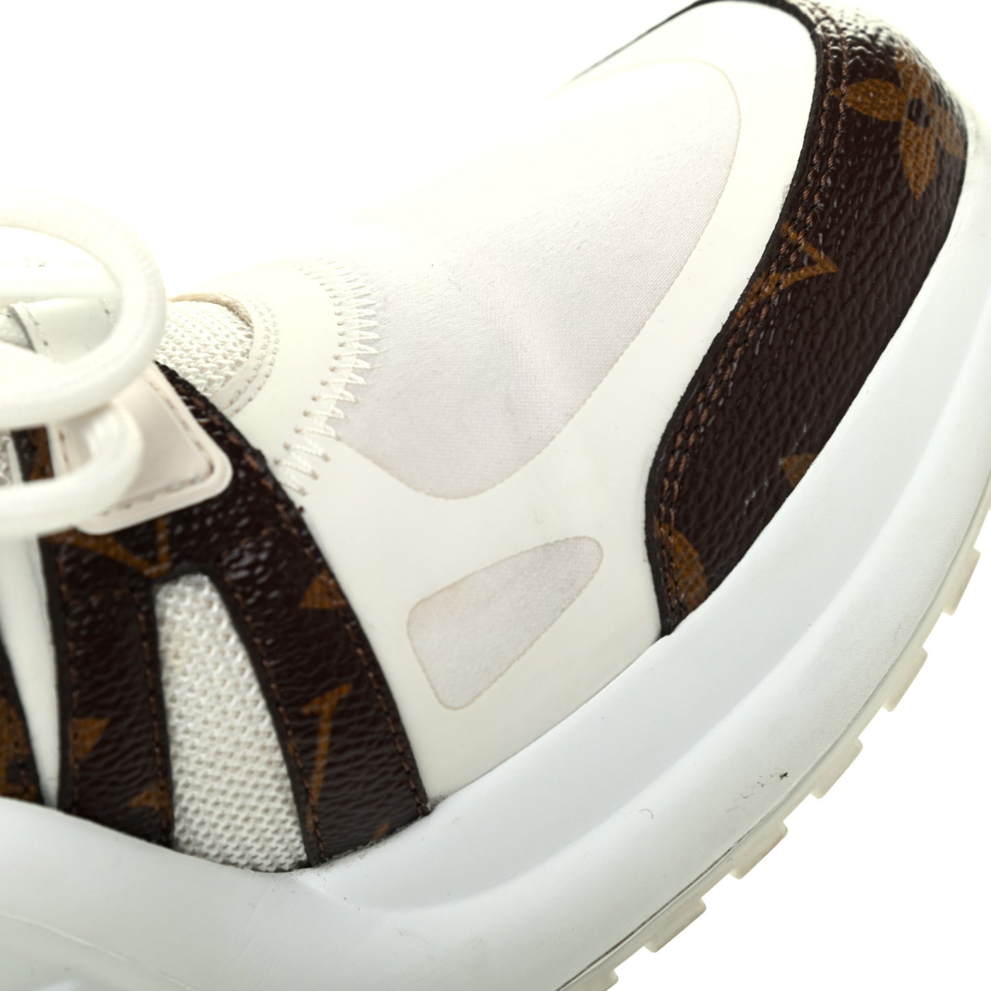 Patent Monogram LV Archlight Sneakers 37.5 White