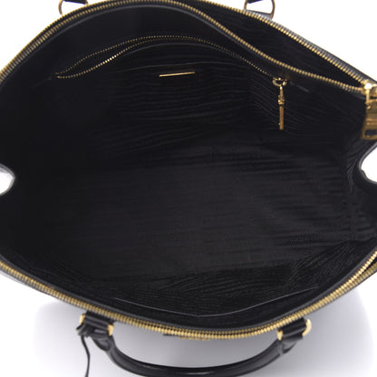 Prada Saffiano Lux Extra Large Galleria Double Zip Tote Black 5 of 14