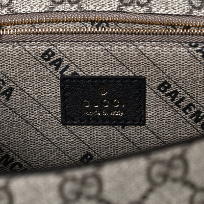 Balenciaga X GUCCI GG Supreme Monogram Medium Hourglass Top Handle Bag Beige Ebony 6 of 14