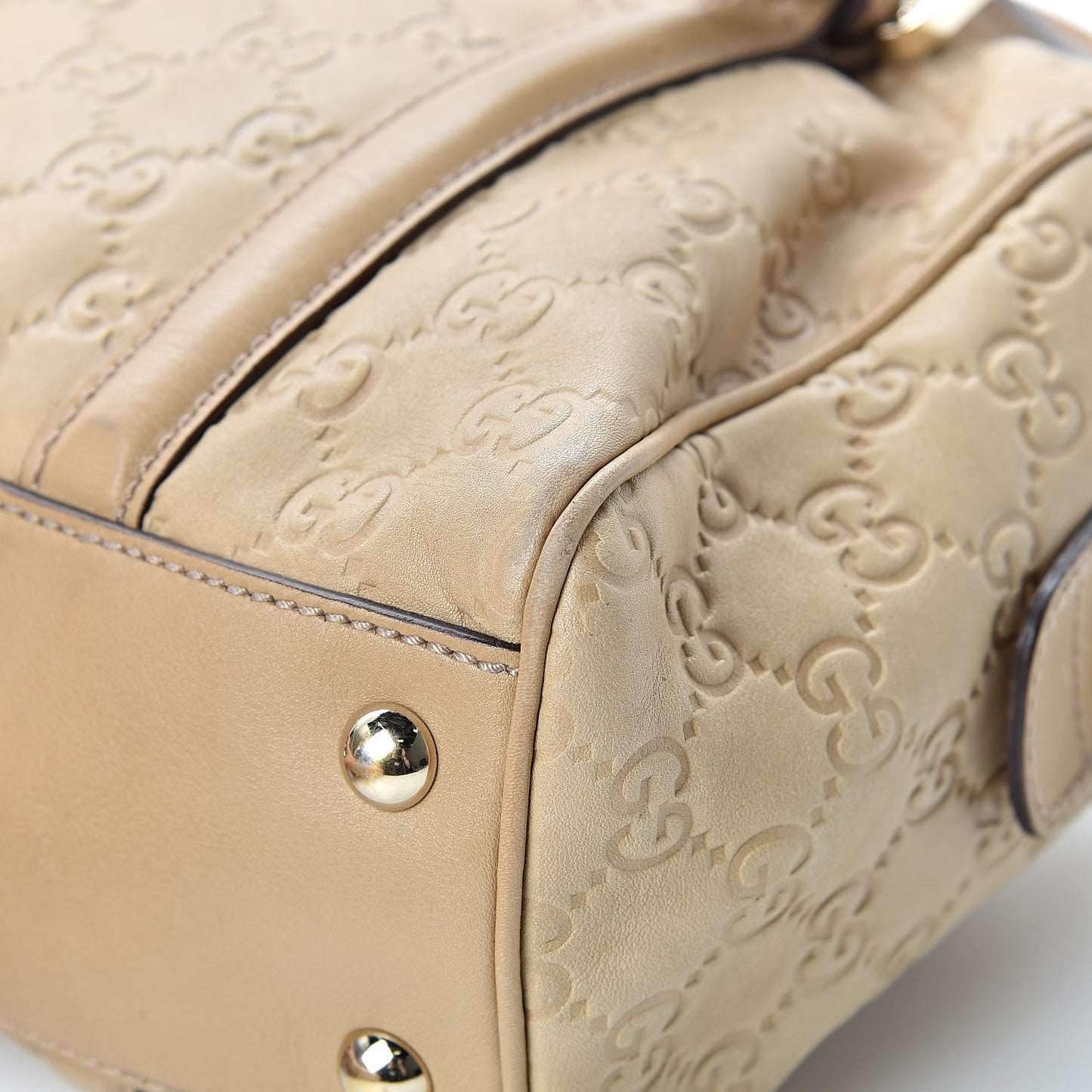 Guccissima Small Britt Boston Beige