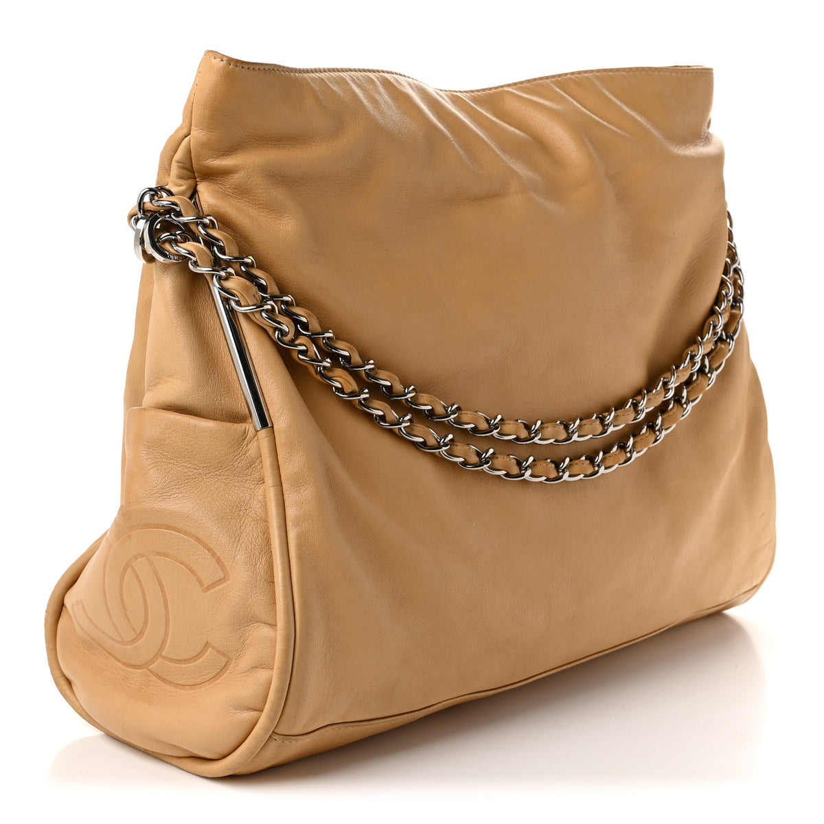 Chanel Lambskin Large Ultimate Soft Tote Beige 3 of 10