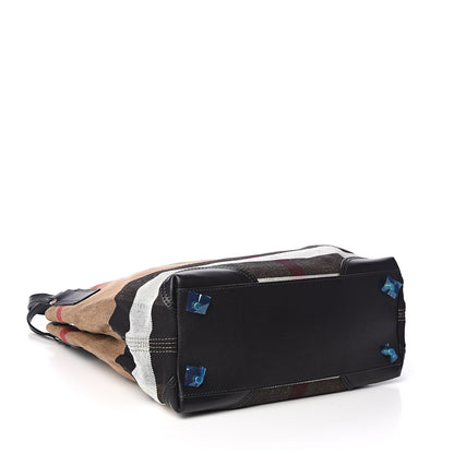 Burberry Canvas Mega Check Medium Maidstone Black 3 of 10