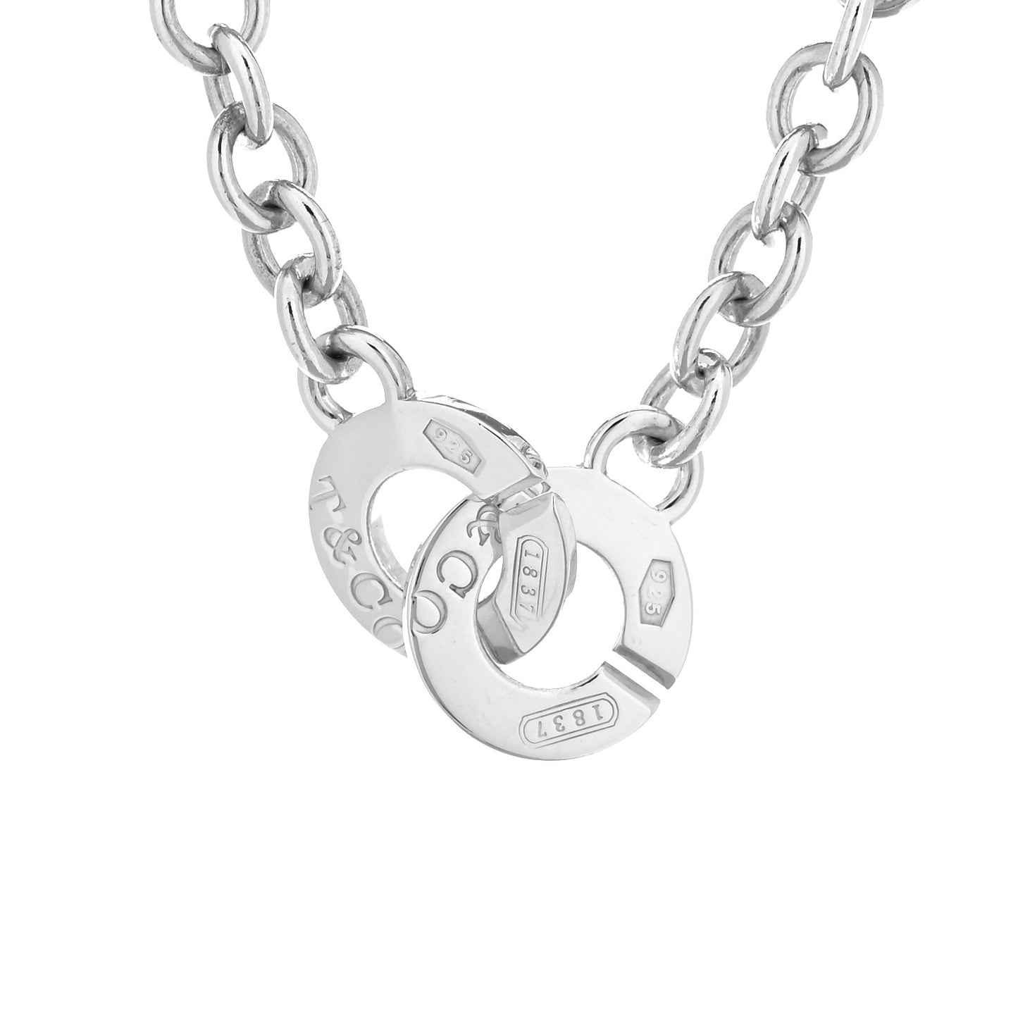 Sterling Silver 1837 Circle Clasp Necklace
