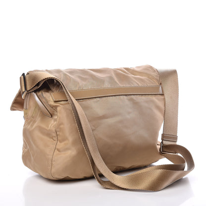 Prada Tessuto Nylon Vela Messenger Bag Beige 3 of 16