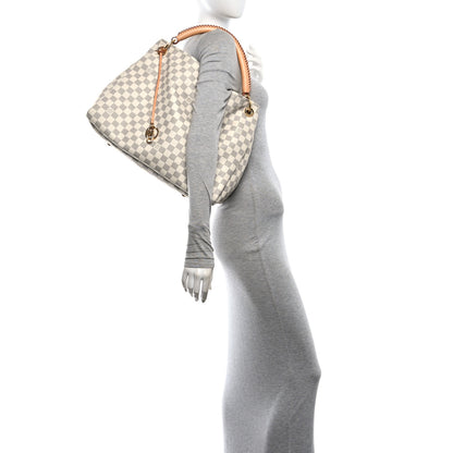 Louis Vuitton Damier Azur Artsy MM 2 of 11
