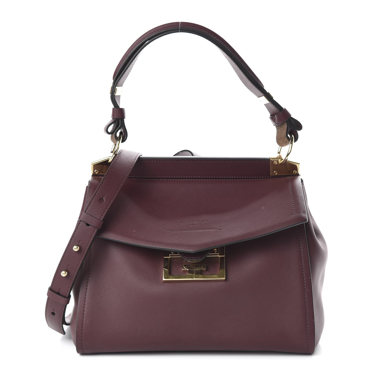 Givenchy Calfskin Small Mystic Shoulder Bag Aubergine 1 of 8