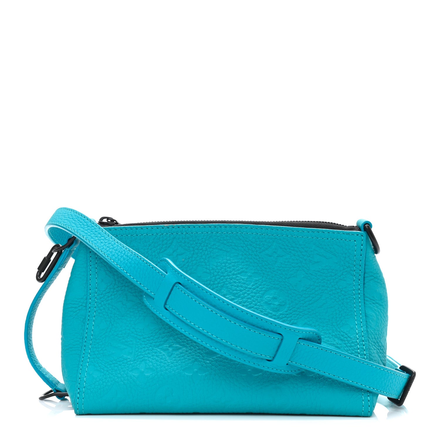 Louis Vuitton Taurillon Monogram Triangle Messenger Turquoise 1 of 9