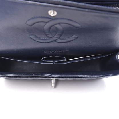 Chanel Caviar Quilted Medium Double Flap Navy 6 of 11