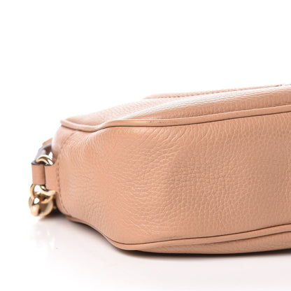 Gucci Pebbled Calfskin Small Soho Disco Bag Camelia 8 of 9