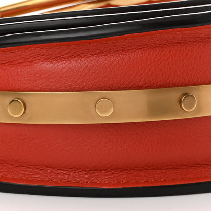 Chloe Calfskin Small Nile Bracelet Minaudiere Bag Earthy Red 10 of 11