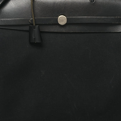 Hermes Toile Vache Calfskin Herbag 39 MM Black 8 of 14
