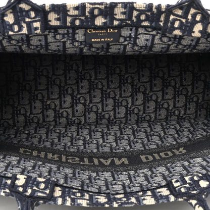 Christian Dior Oblique Book Tote Blue Multicolor 4 of 5
