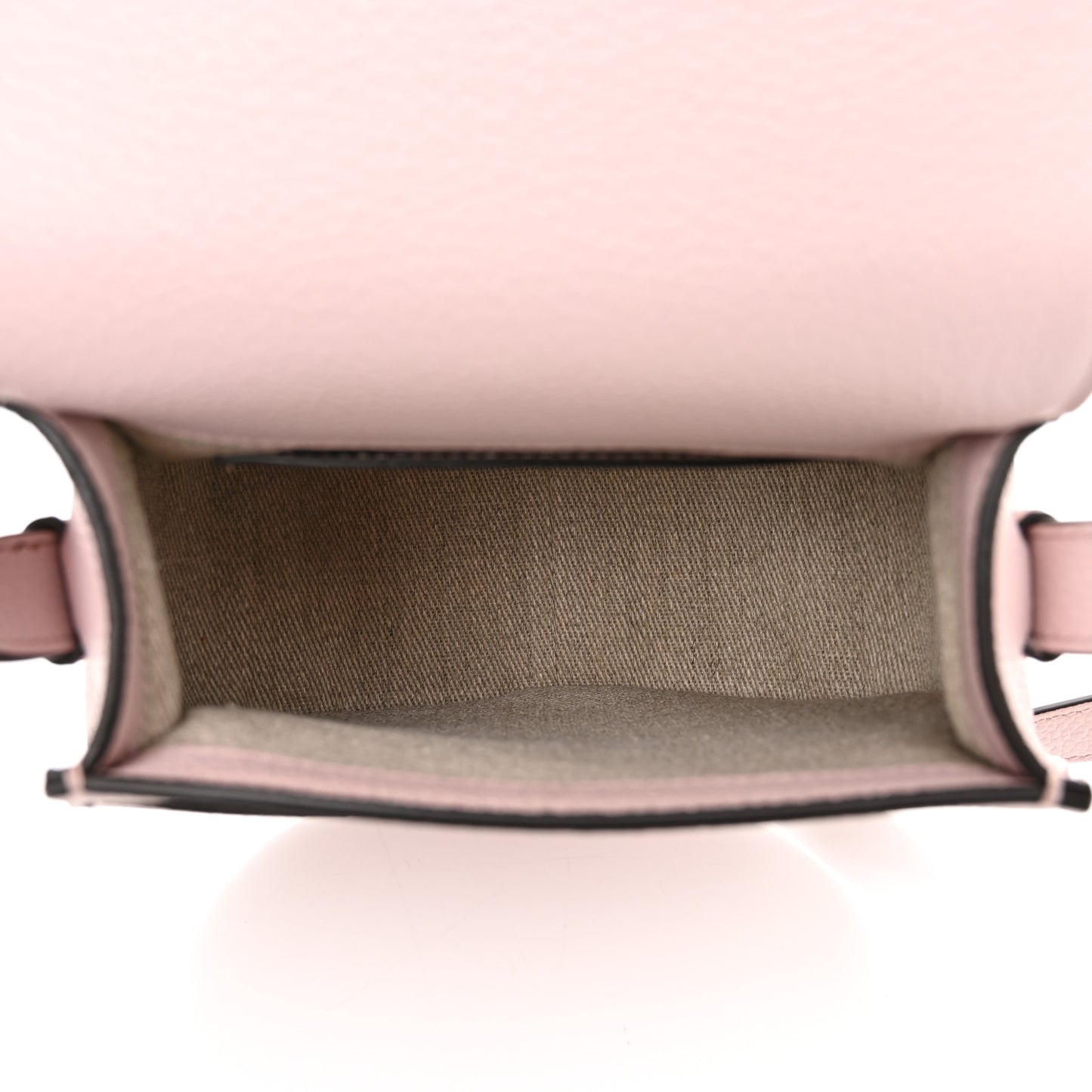 Grained Calfskin Small Marcie Saddle Bag Misty Lavender