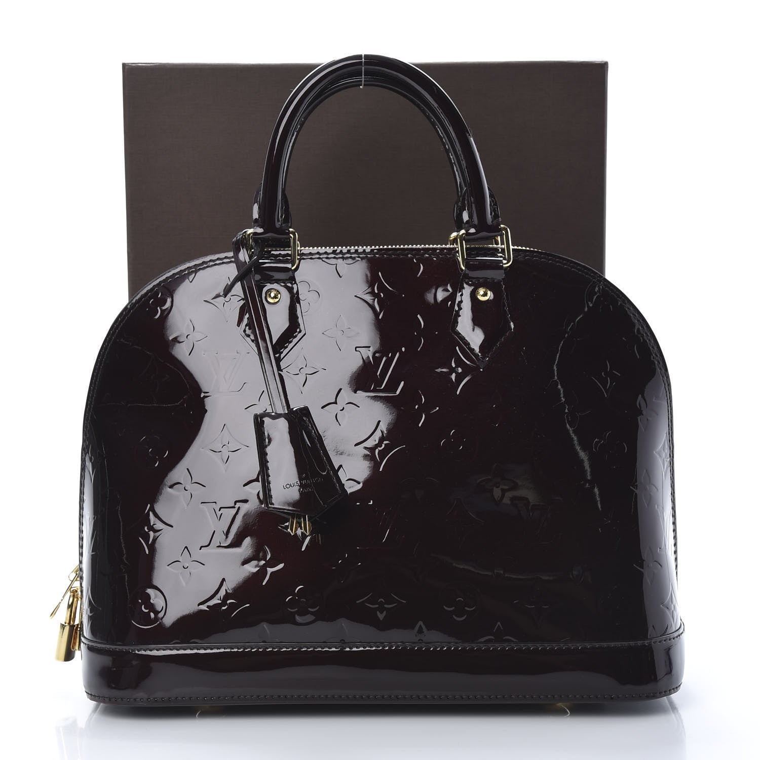 Louis Vuitton Vernis Alma PM Amarante 12 of 12