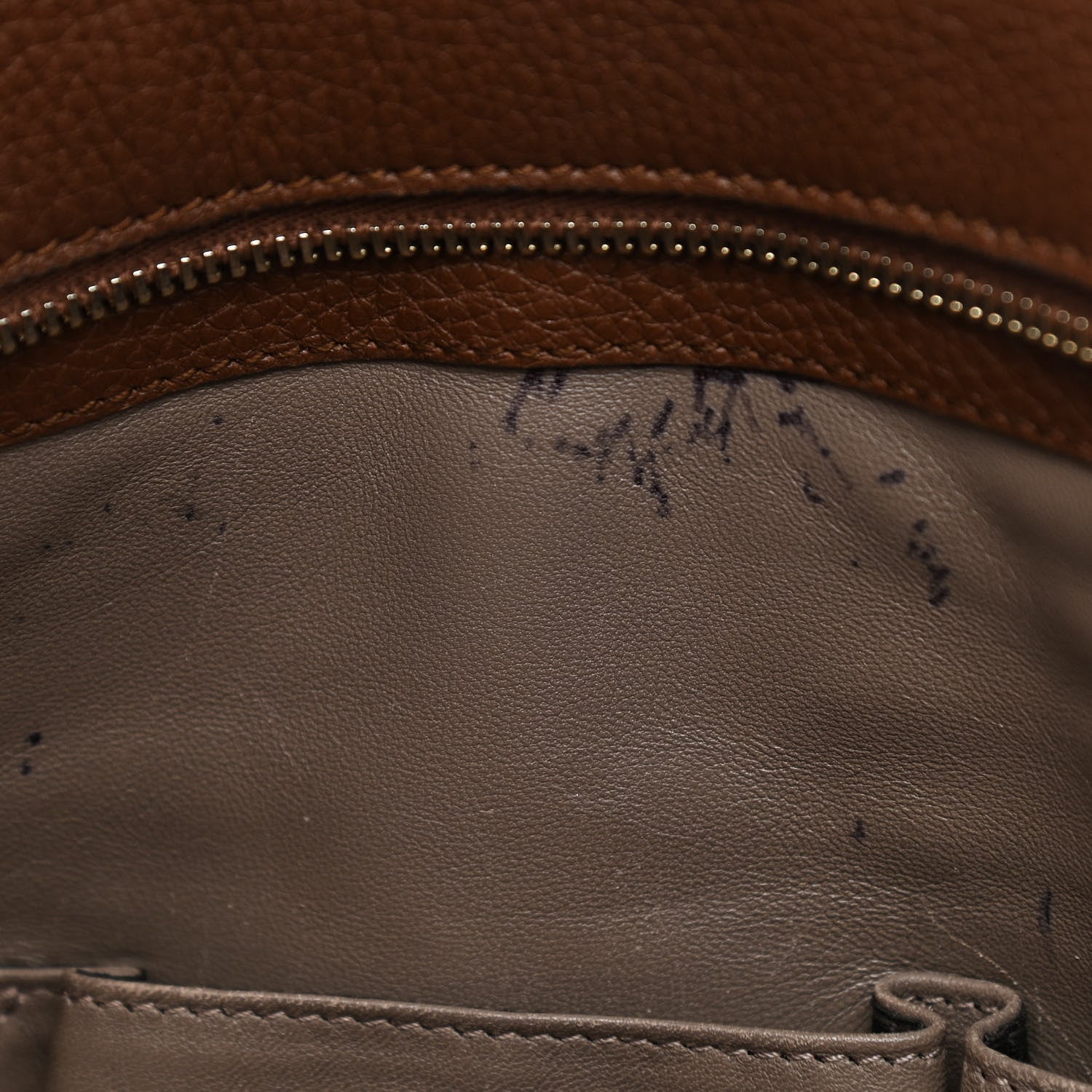 Gucci Pebbled Calfskin Large Lady Tassel Top Handle Bag Brown 12 of 20