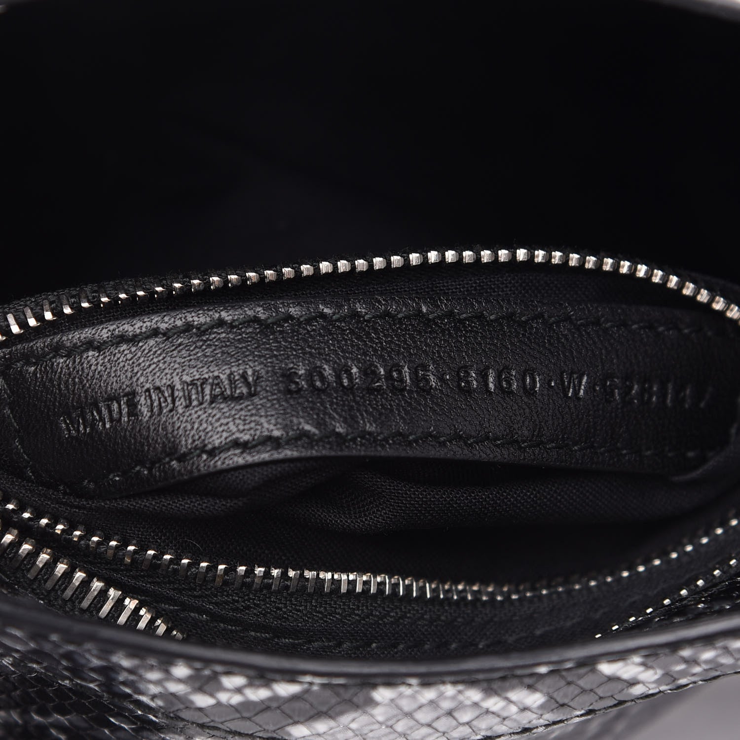 Balenciaga Metallic Calfskin Snakeskin Embossed Classic Silver Hardware Mini City Silver 9 of 10