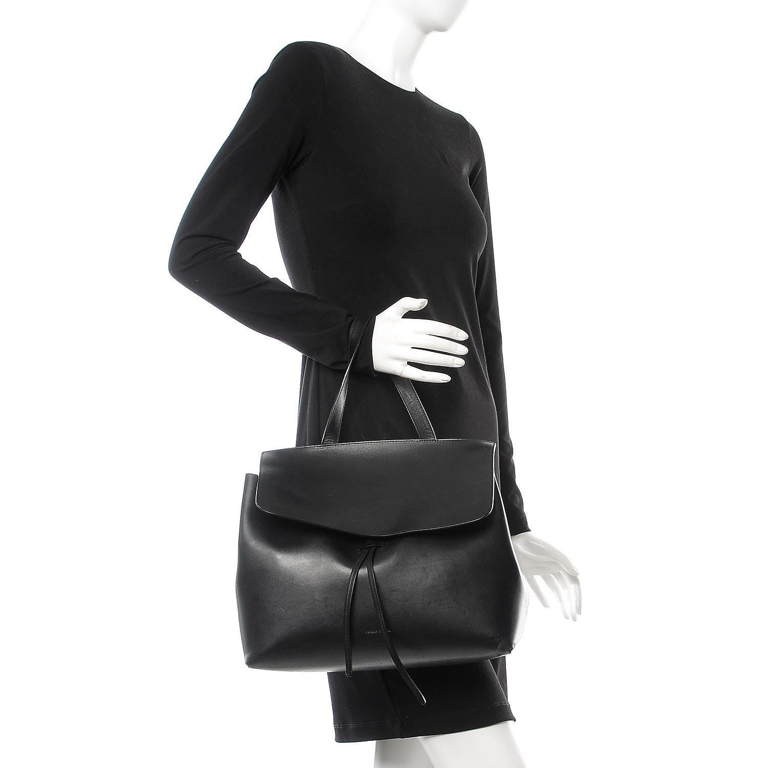 Mansur Gavriel Calfskin Lady Bag Black Ballerina 3 of 15