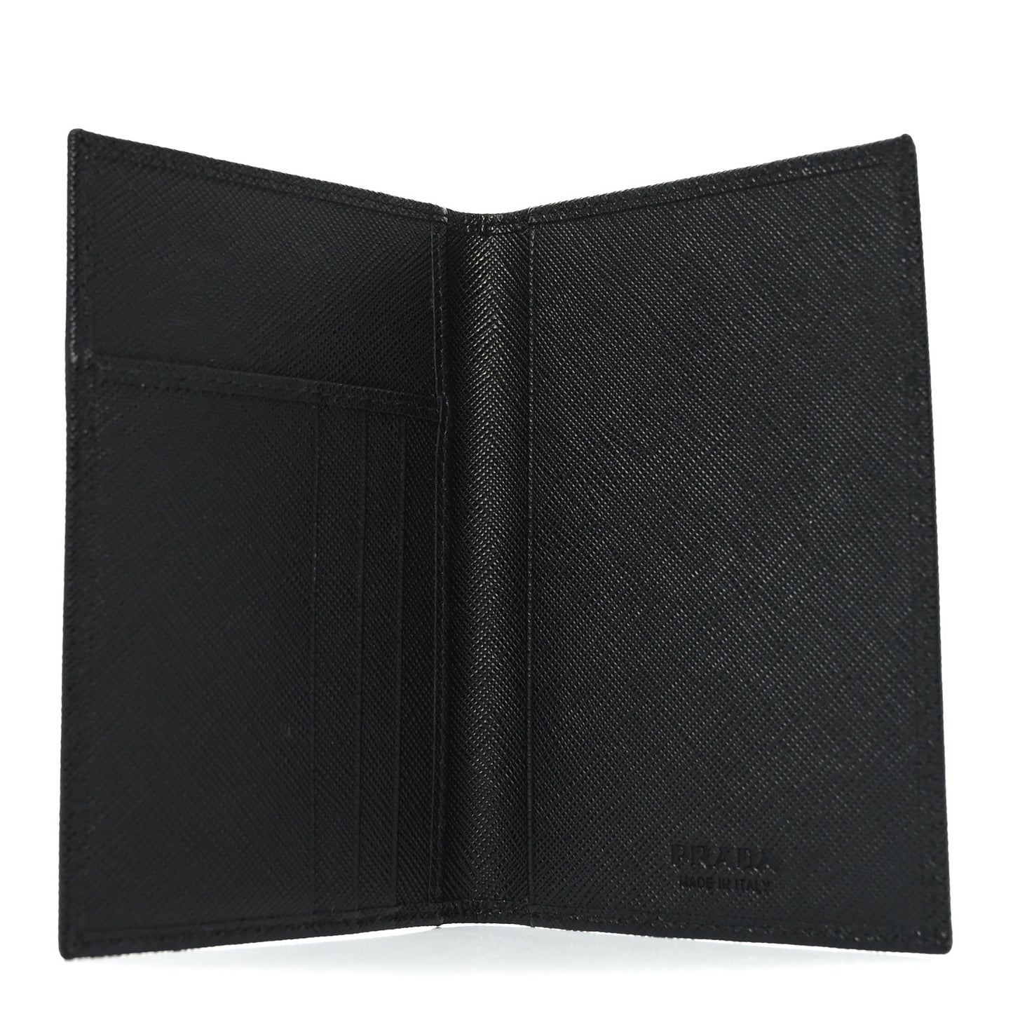 Saffiano Passport Holder Black