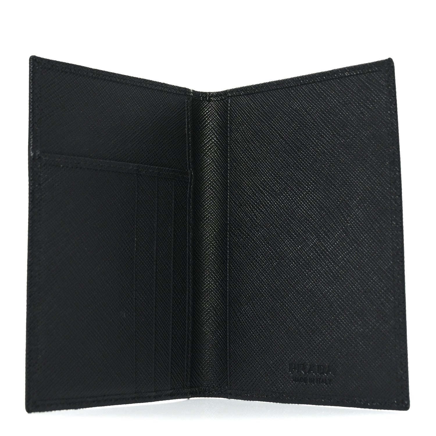 Prada Saffiano Passport Holder Black 5 of 6